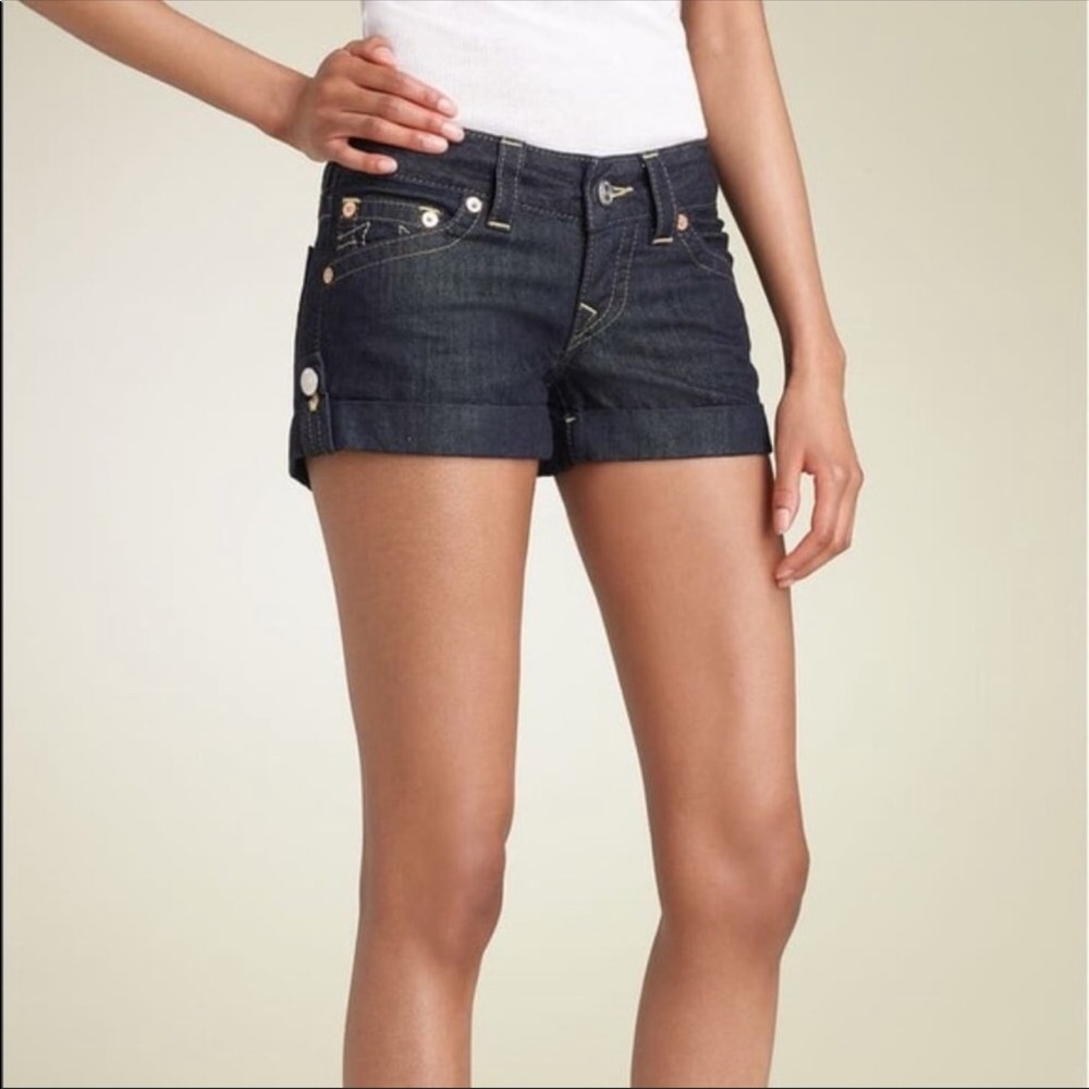 True Religion denim shorts - size 28